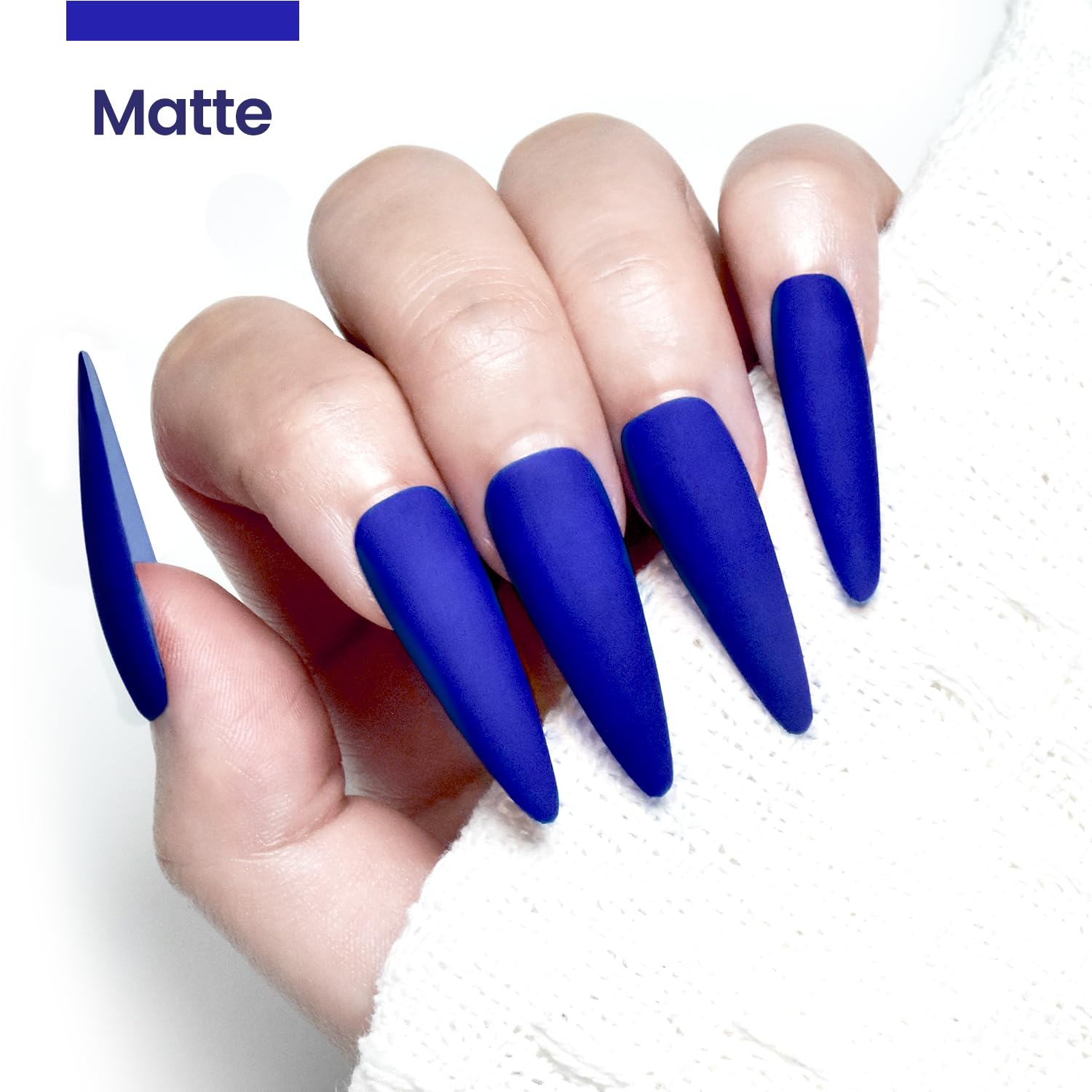 JODSONE 10ml Gel Polish Dark Blue Gel Polish Nail Soak Off U V LED Nail Lamp Art Manicure Salon DIY Home Solid Color Gel Gift for Women Girls