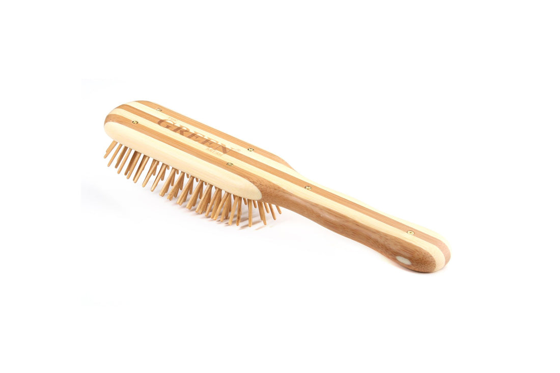 Brush - Professional Style Wood Bristle Light Wood Handle Bass Brushes 1 Brush