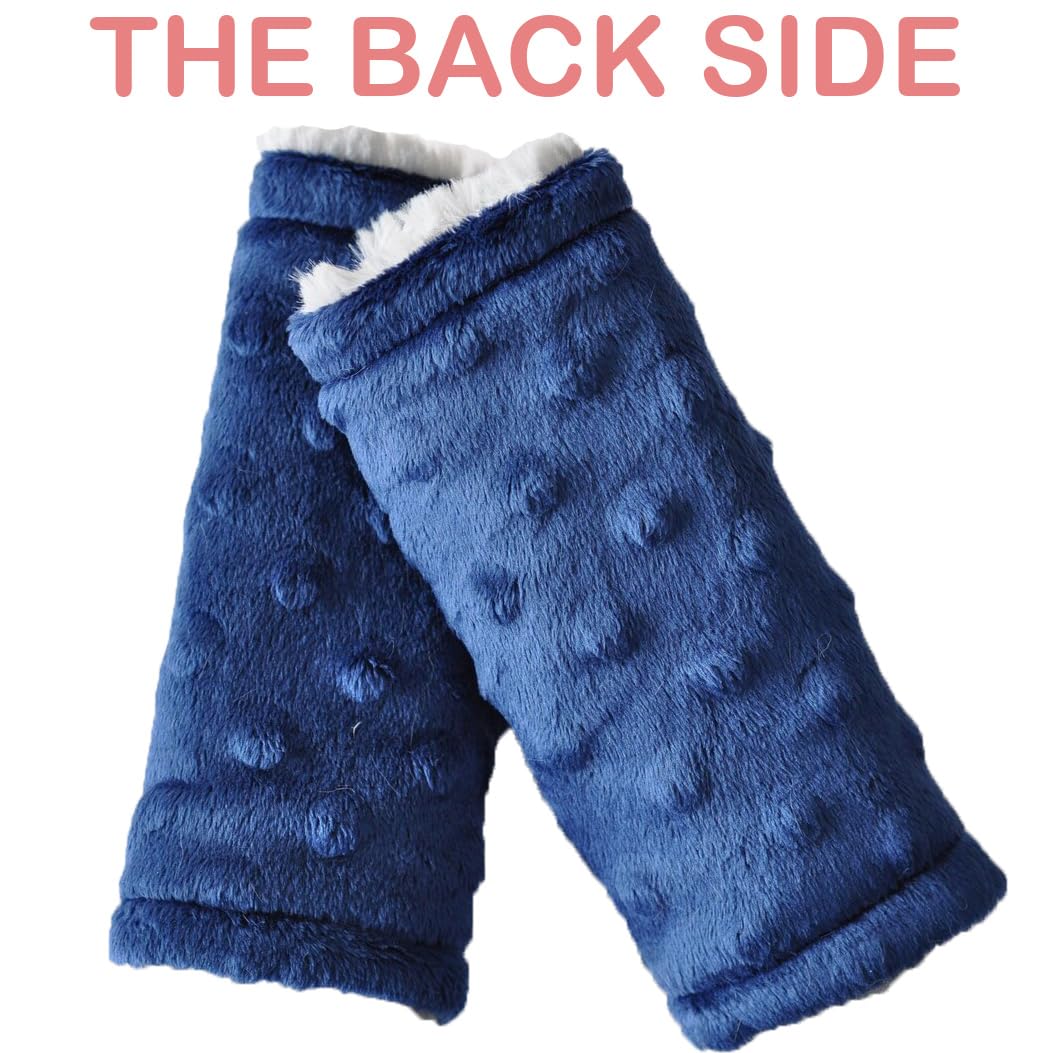 Baby Car Seat Neck Cover, Car Seat Strap Cover, Seat Belt Cushions Pads, Shoulder Strap Protectors, Reversible Pram Harness Covers in Minky Dinosaur, Baby Neck Pad Protector