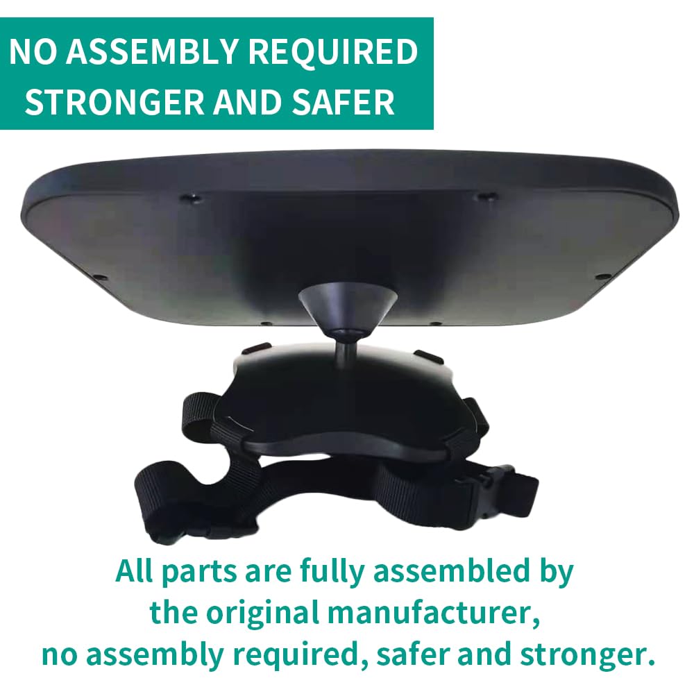 funbliss Baby Car Mirror Safely Monitor Infant Child in Rear Facing Car Seat,Car Mirror Baby Rear Facing Seat,No Assembly Required, Safer,Best Newborn Car Seat Accessories, Shatterproof