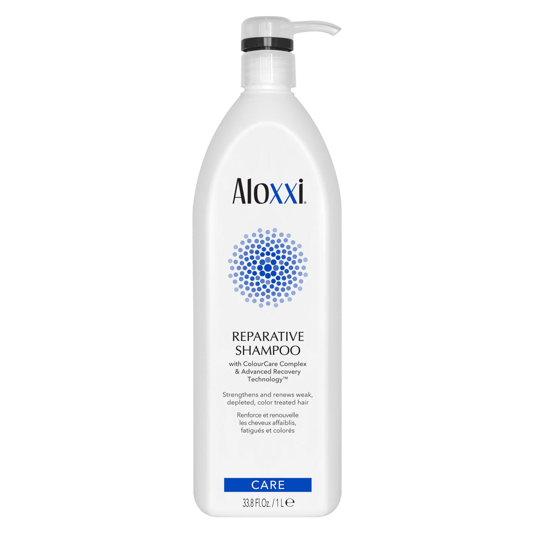 ALOXXI Reparative Hair Repair Shampoo for Damaged Hair with ColourCare Complex & Advance Recovery Technology - Cleanses Damaged & Over-processed Hair, 33.8 Fl Oz