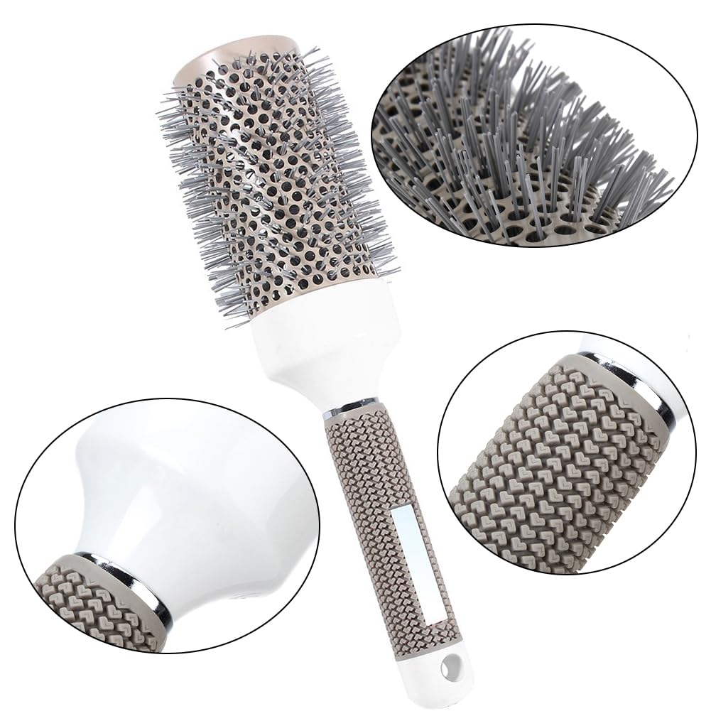Aozzy Ceramic Ionic Round Comb Barrel Hair Brush Hairdressing Hair Salon Styling Barrel Curling Brush tool setï¼ˆ19mm 25mm 32mm 45mm 53mmï¼‰