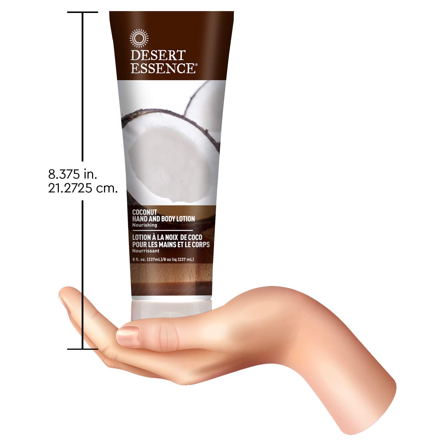 Desert Essence Organics Coconut Hand and Body Lotion