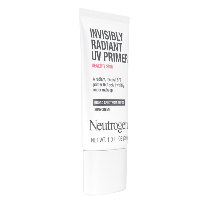 Neutrogena Healthy Skin Invisibly Radiant UV Face Primer with SPF 30, Mineral SPF Primer Sets Invisibly Under Makeup, Broad Spectrum Sunscreen, Suitable for All Skin Types, 1 fl. oz