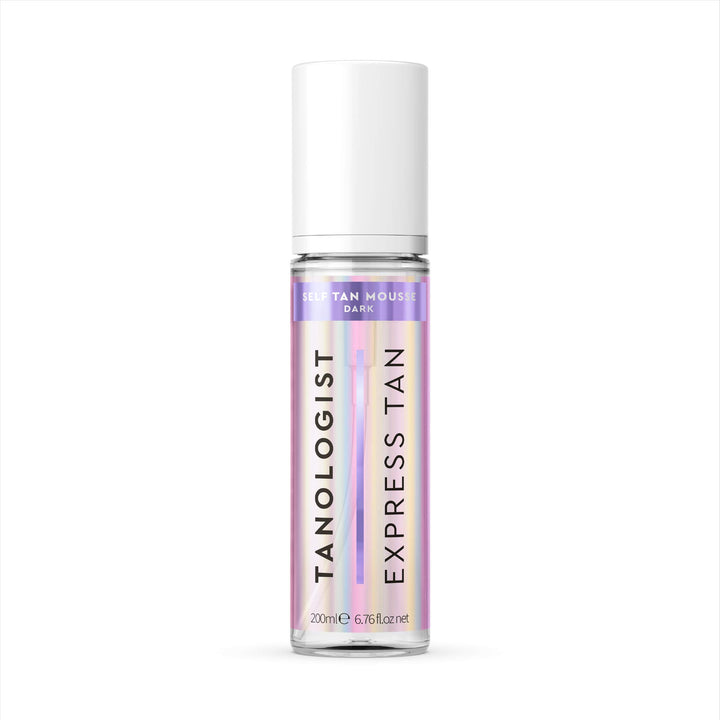 Tanologist Self Tan Mousse - Hydrating Express Tan, 200ml - Cruelty & Toxin Free - Dark