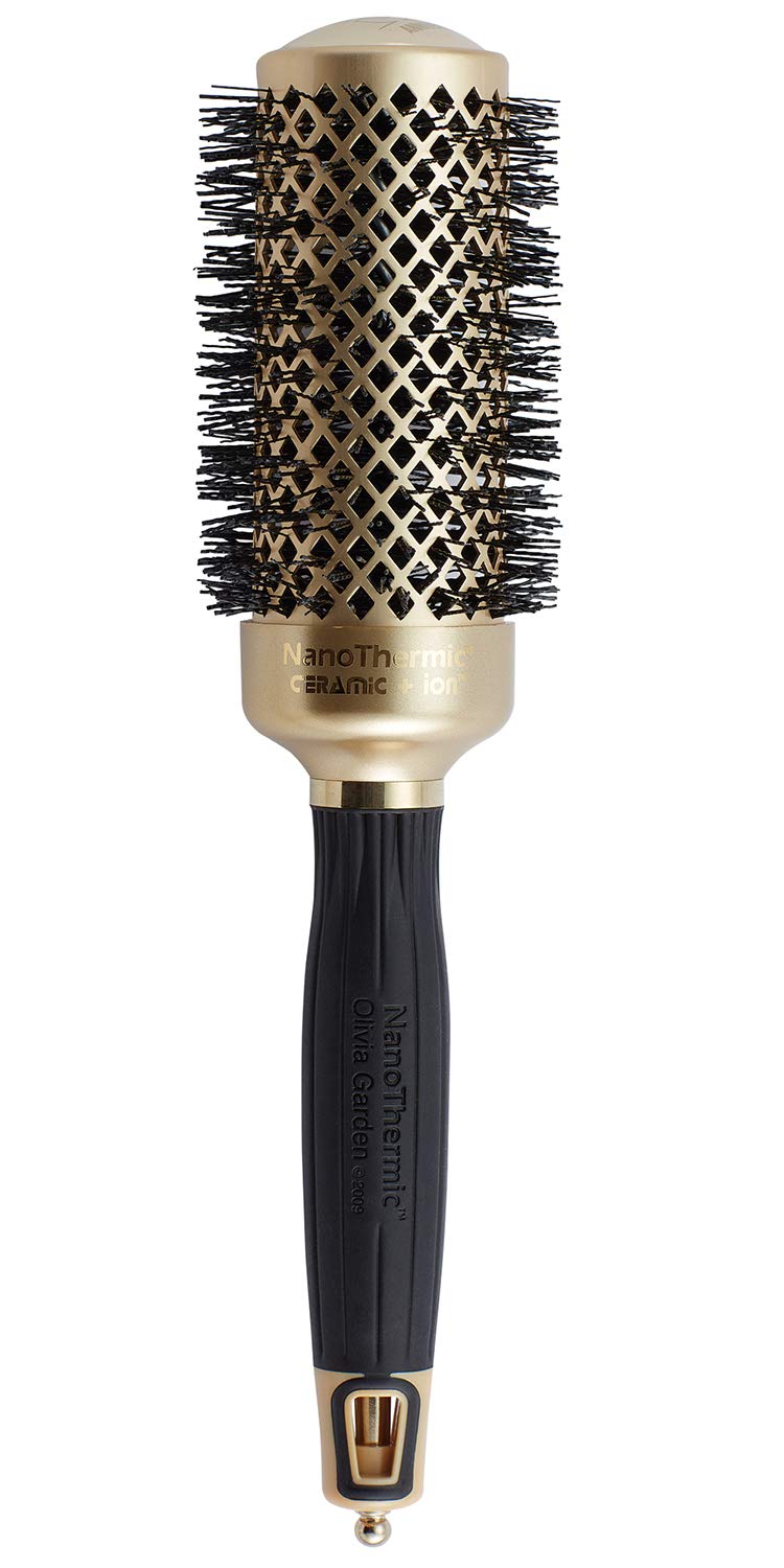 Olivia Garden NanoThermic Ceramic + Ion Hair Brush - 50th Anniversary Special Edition NT-44G (1 3/4)