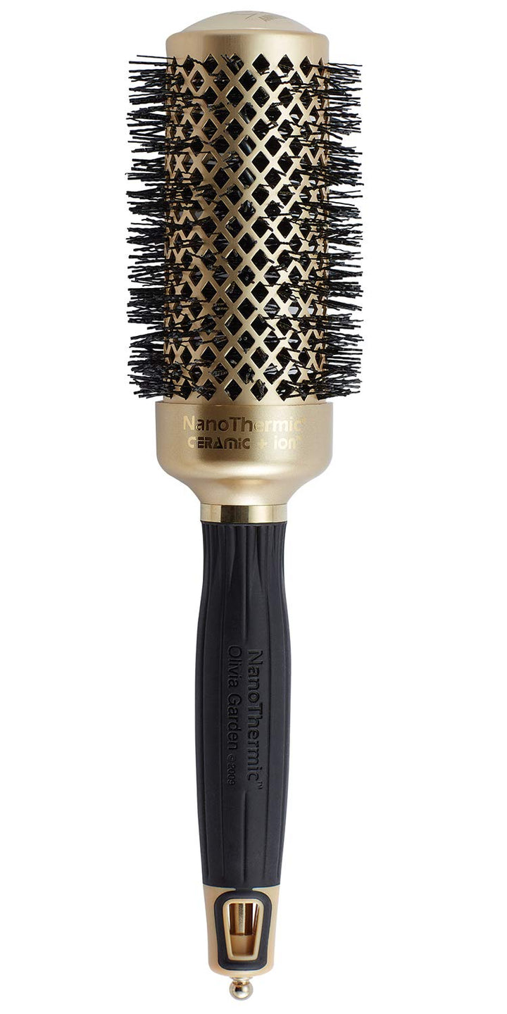 Olivia Garden NanoThermic Ceramic + Ion Hair Brush - 50th Anniversary Special Edition NT-44G (1 3/4)