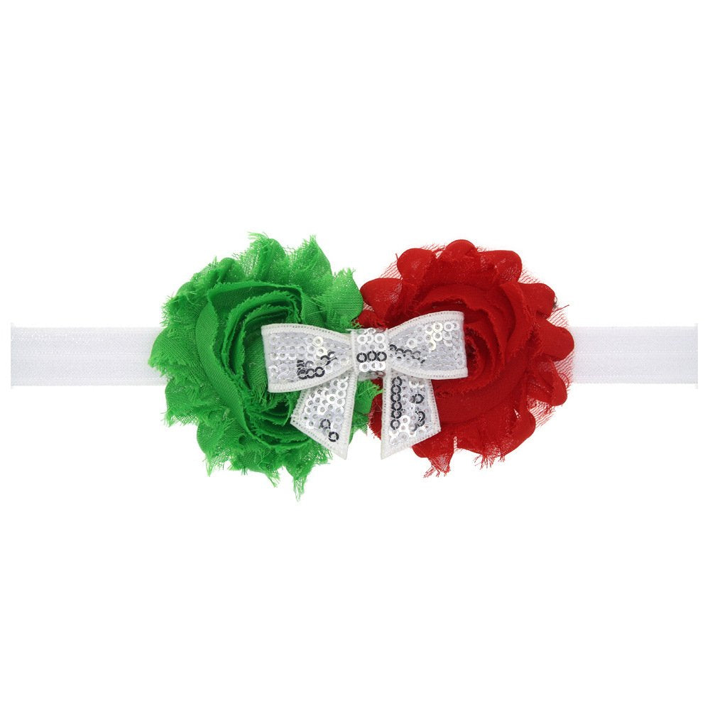 BinaryABC Christmas Headbands Hairband Hair Bows,2PCS(Random Color)