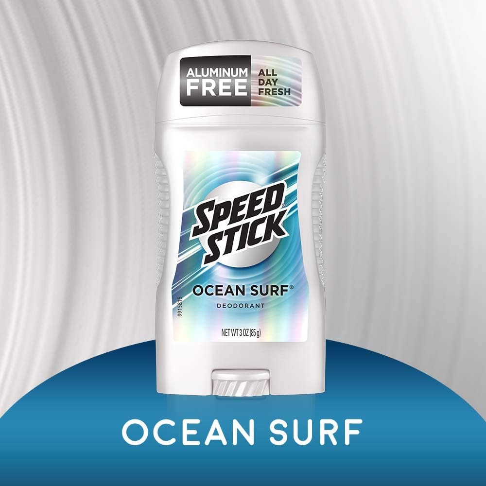 Speed Stick Deodorant, Ocean Surf, 3 Ounce Stick