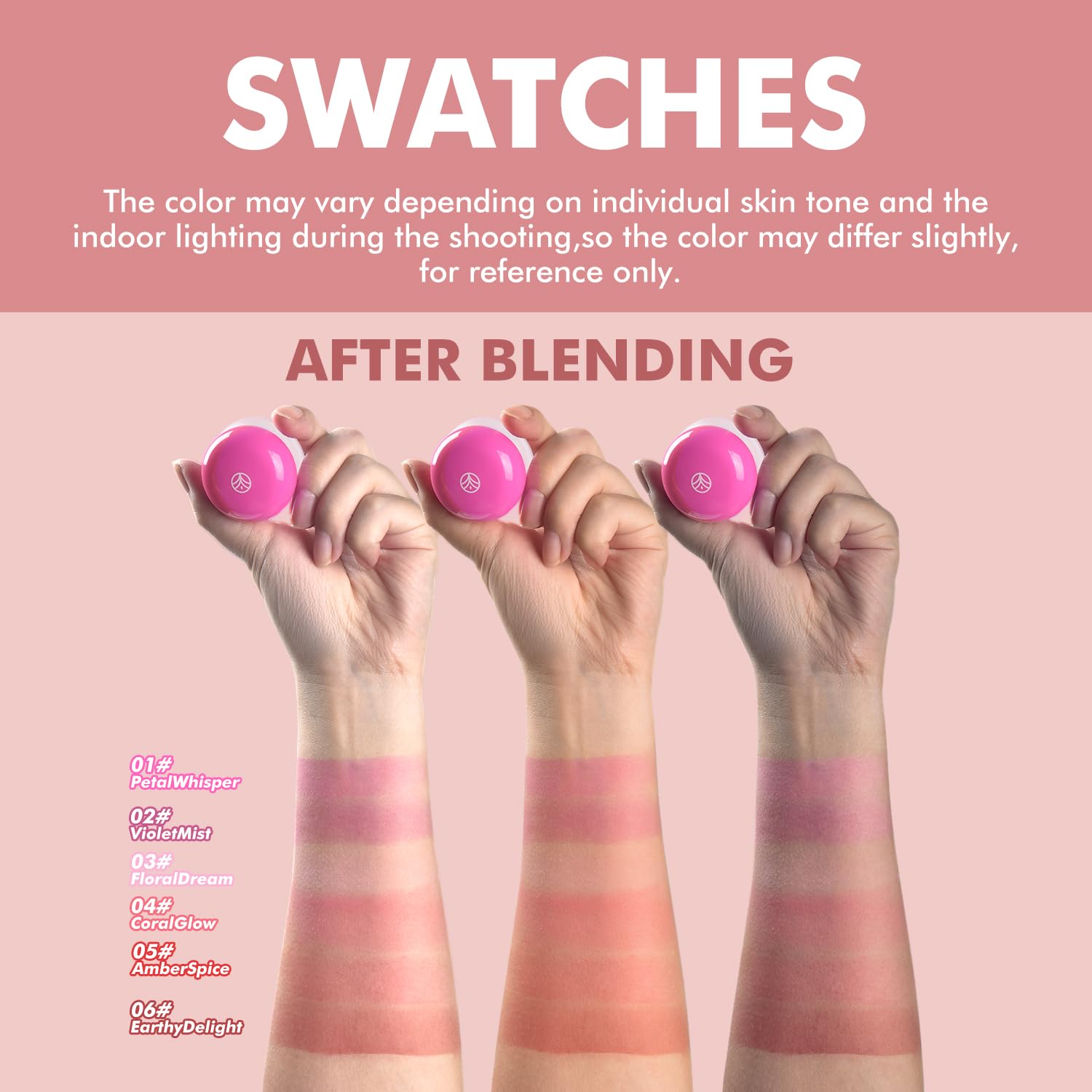 YOUNG VISION Lip & Cheek Pudding Pot – Multi-Use Soft Matte Cream Blush, Buildable Lightweight Formula Lips and Cheeks Tint, 5g/0.17oz