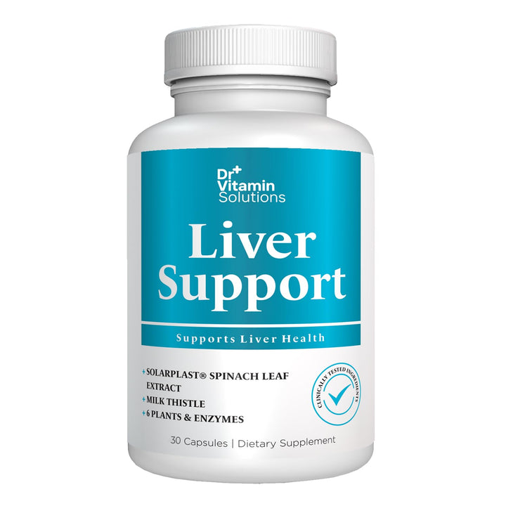 DR VITAMIN SOLUTIONS Liver Cleanse Detox and Repair - Milk Thistle Supplement with Chlorophyll, Digestive Enzymes, Artichoke & Dandelion for Natural Gallbladder Support, 30 Vegan Capsules