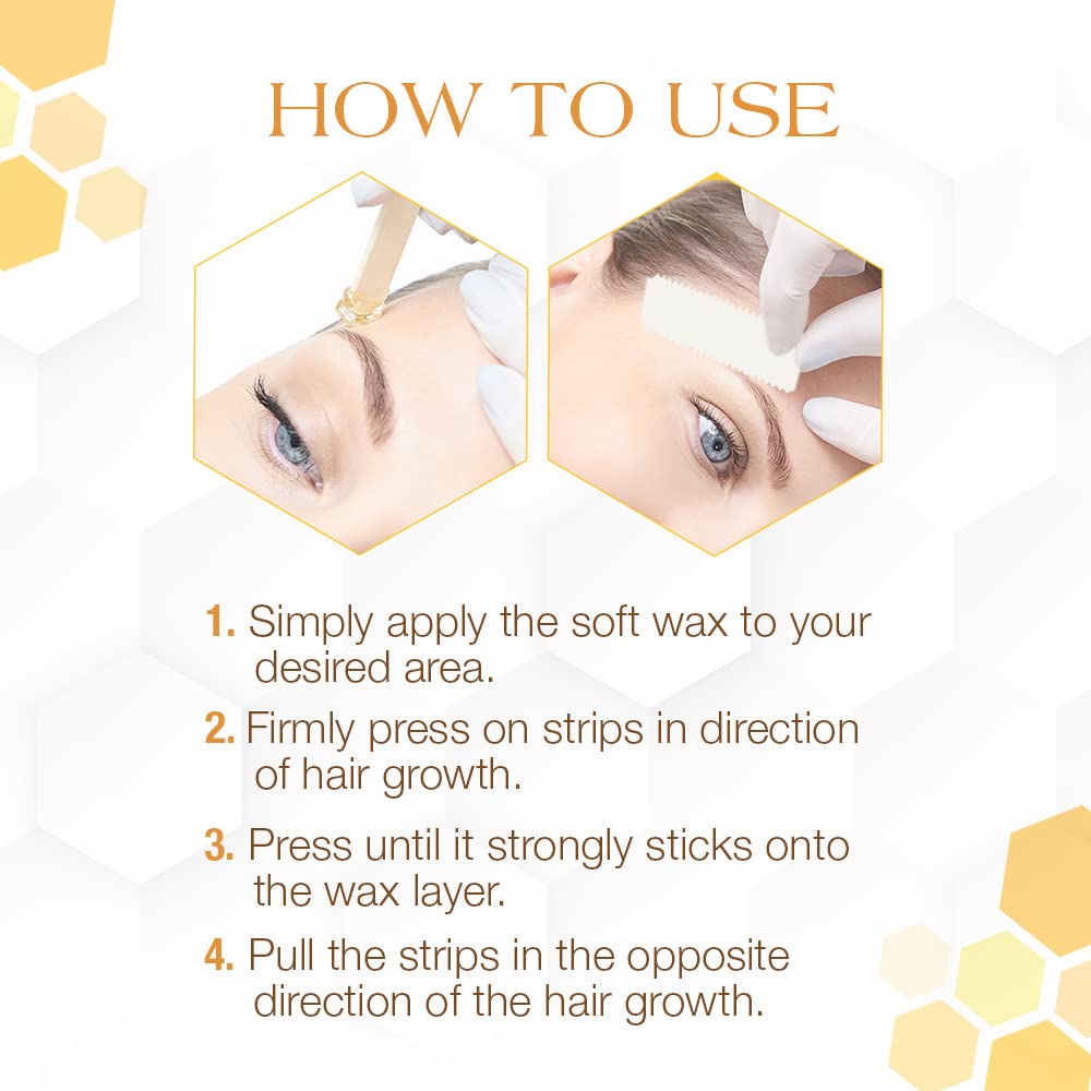 GiGi Honee Bleached Muslin Epilating Strips [0630]