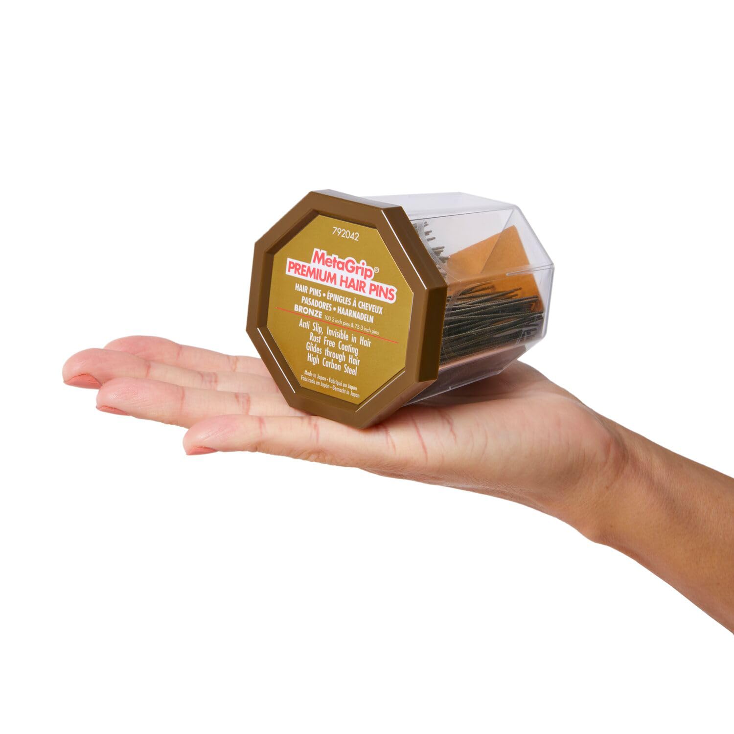 MetaGrip Premium Hair Pins Bronze