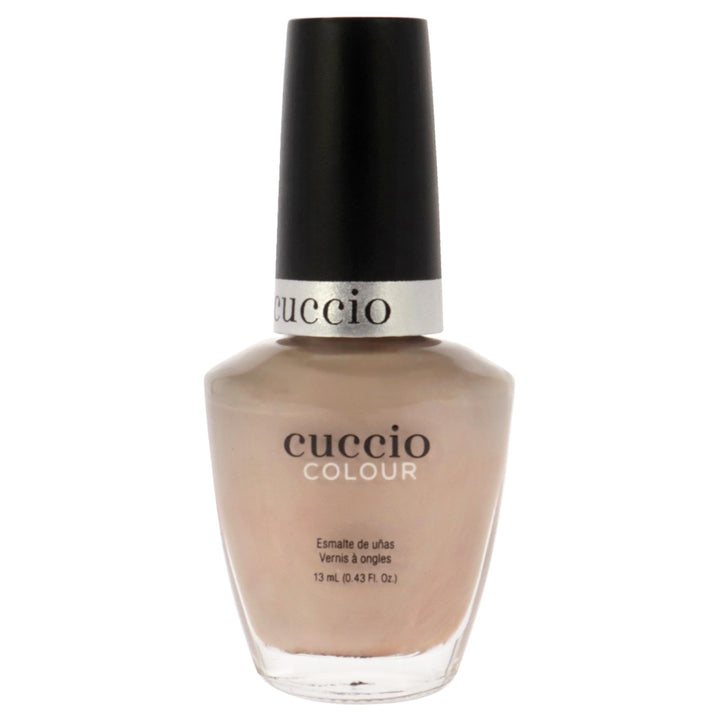 Cuccio Tel-Aviv About It! | Colour Light Tan | 13ml | Long Lasting, Glossy, Vegan | Parben Free | No Yellowing | FREE from harmful Chemicals