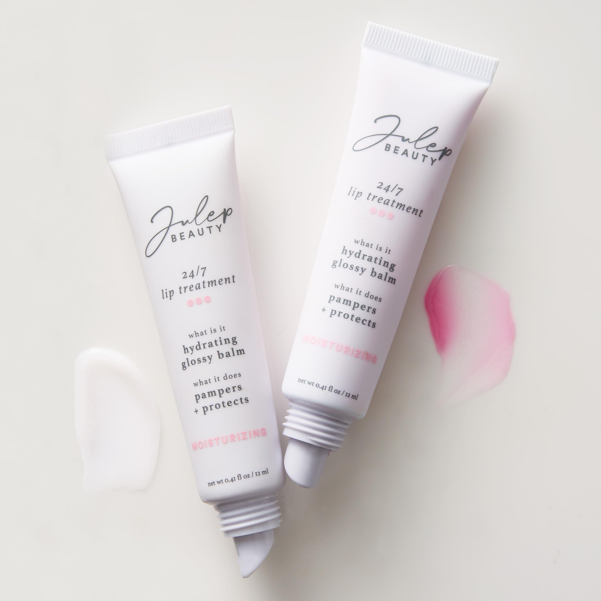 Julep 24/7 Lip Treatment – Hydrating & Glossy Lip Balm and Lip Sleeping Mask with Shea Butter – Moisturize, Protect & Soothe – Vegan & Cruelty-Free - Clear