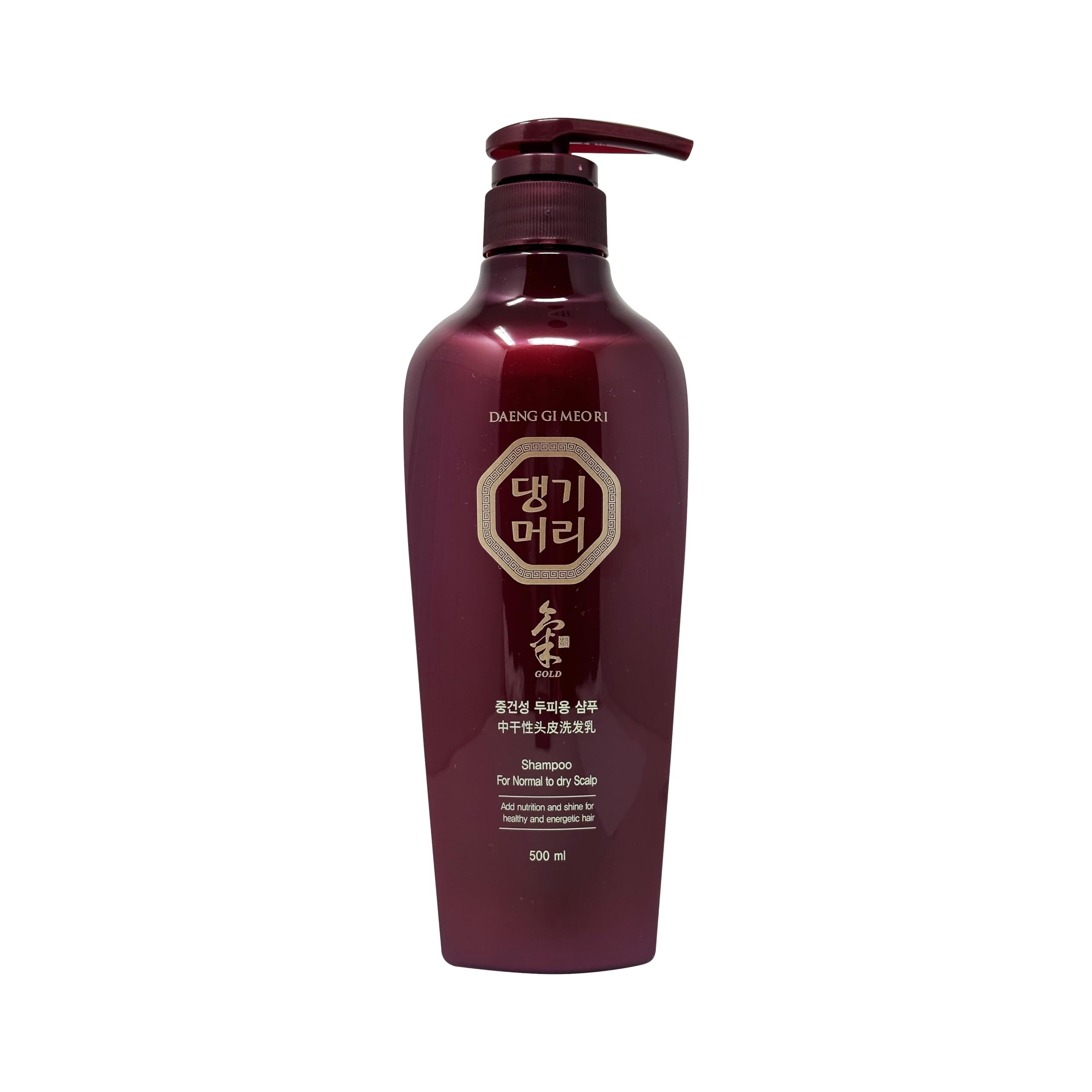 Daeng Gi Meo Ri - Shampoo & Conditioner Set for Normal to Dry Scalp, Add Nutrition and Shine for Healthy and Energetic Hair, Reducing Dandruff, Nourishing and Promoting Hair Growth, 16.9 FL. OZ/ 500ml