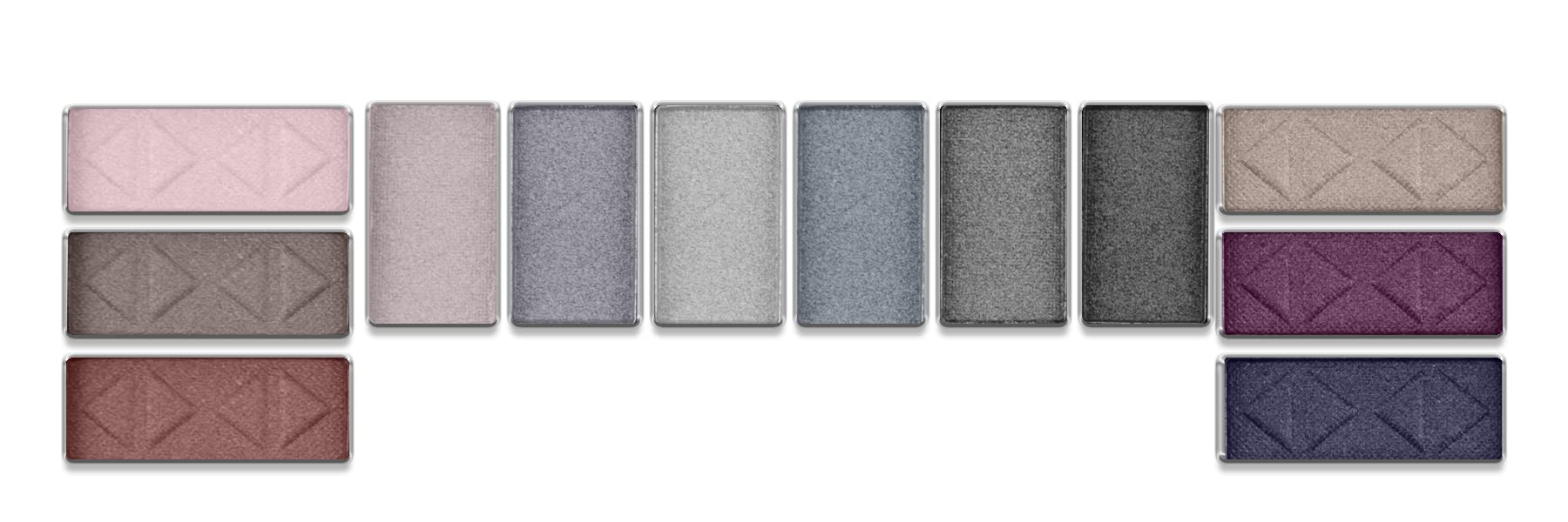 L.A. Colors Day To Night 12 Color Eyeshadow Palette, Evening, 0.28 oz.