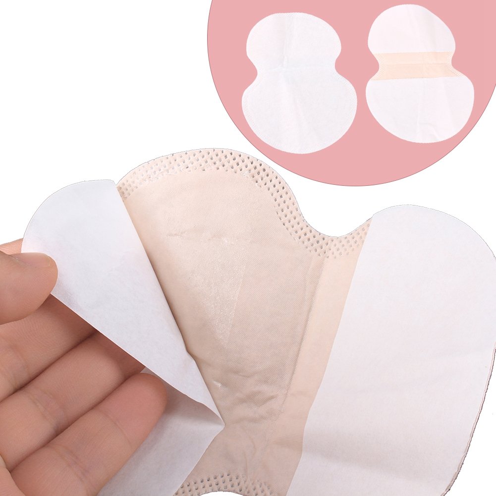 Underarm Sweat Pads, Armpit Sweat Pads Disposable 50 Pack to Fight Hyperhidrosis And Excessive Sweating For Women And Men - Non Visible Dress Guards/Shields Provides Armpit Protection