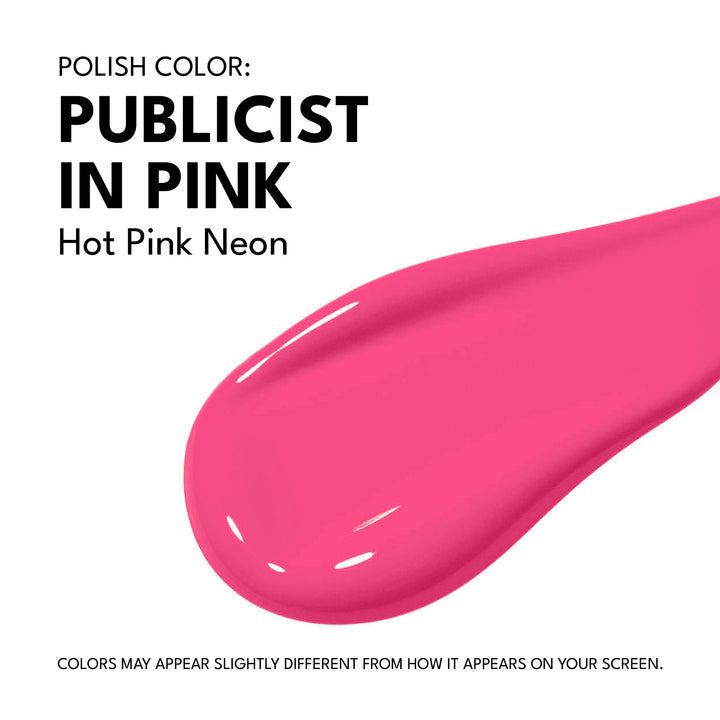 Red Carpet Manicure Fortify & Protect Publicist In Pink LED Nail Gel Color, 0.3 Fl. Oz.