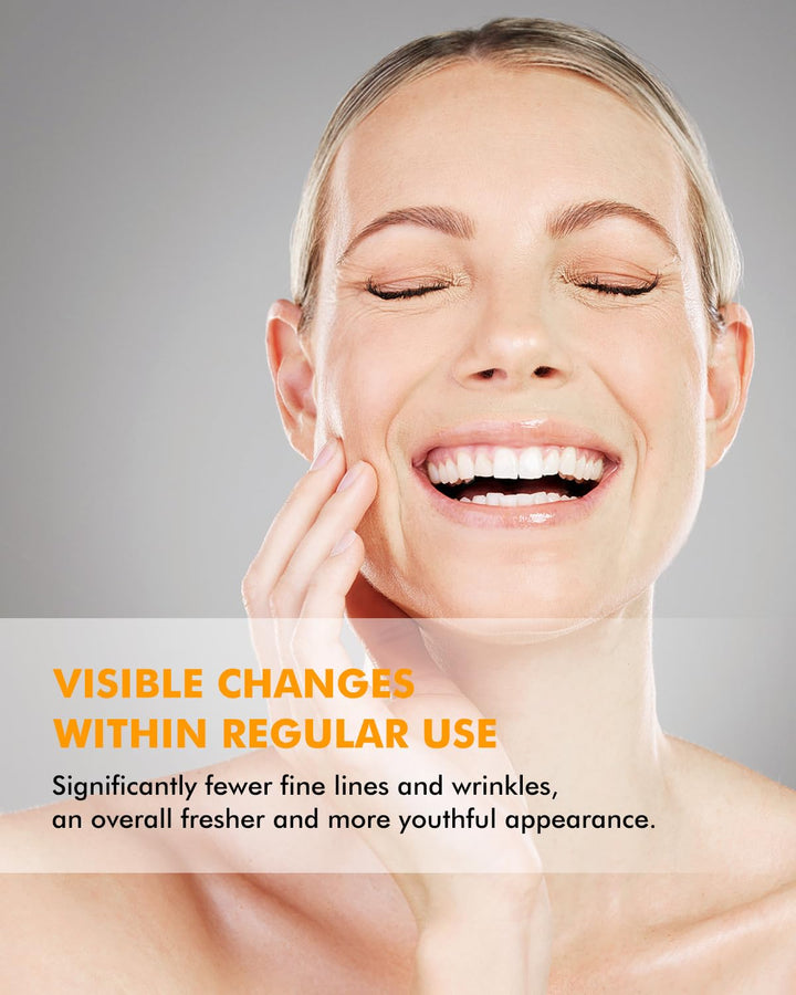 Retinol Cream for Face Moisturizer,Anti-Aging Collagen for Tightening Skin,Day & Night Face Collagen Cream,Anti Wrinkle for Women and Men - 60ml