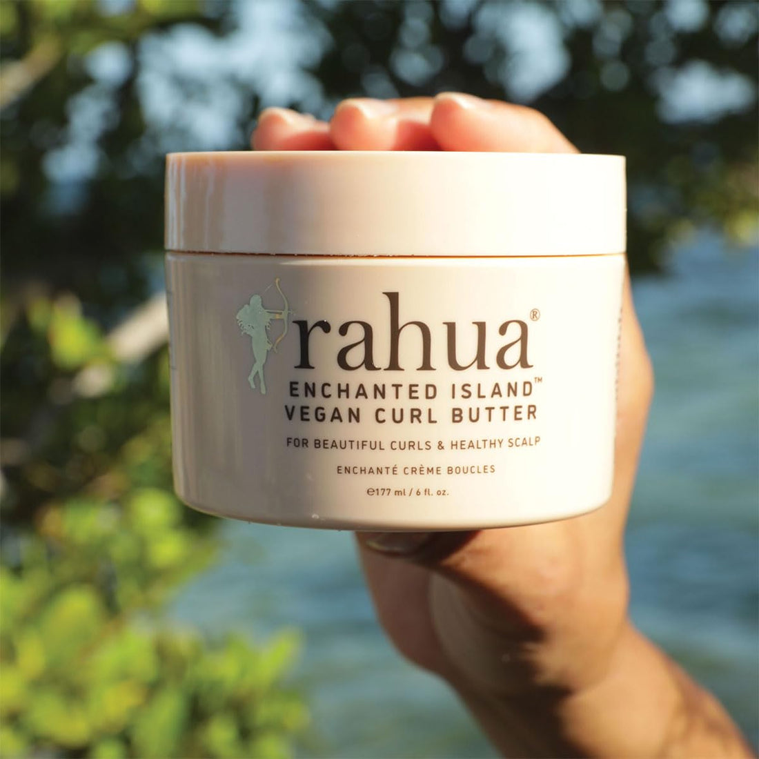 Rahua Enchanted Island Vegan Curl Cream Butter, 6 Fl Oz, Curly Hair Products for Scalp Care & Hair Care, Leave In Styling Cream for Frizz Control, Nourishing Natural, Plant-Based Derived Ingredients