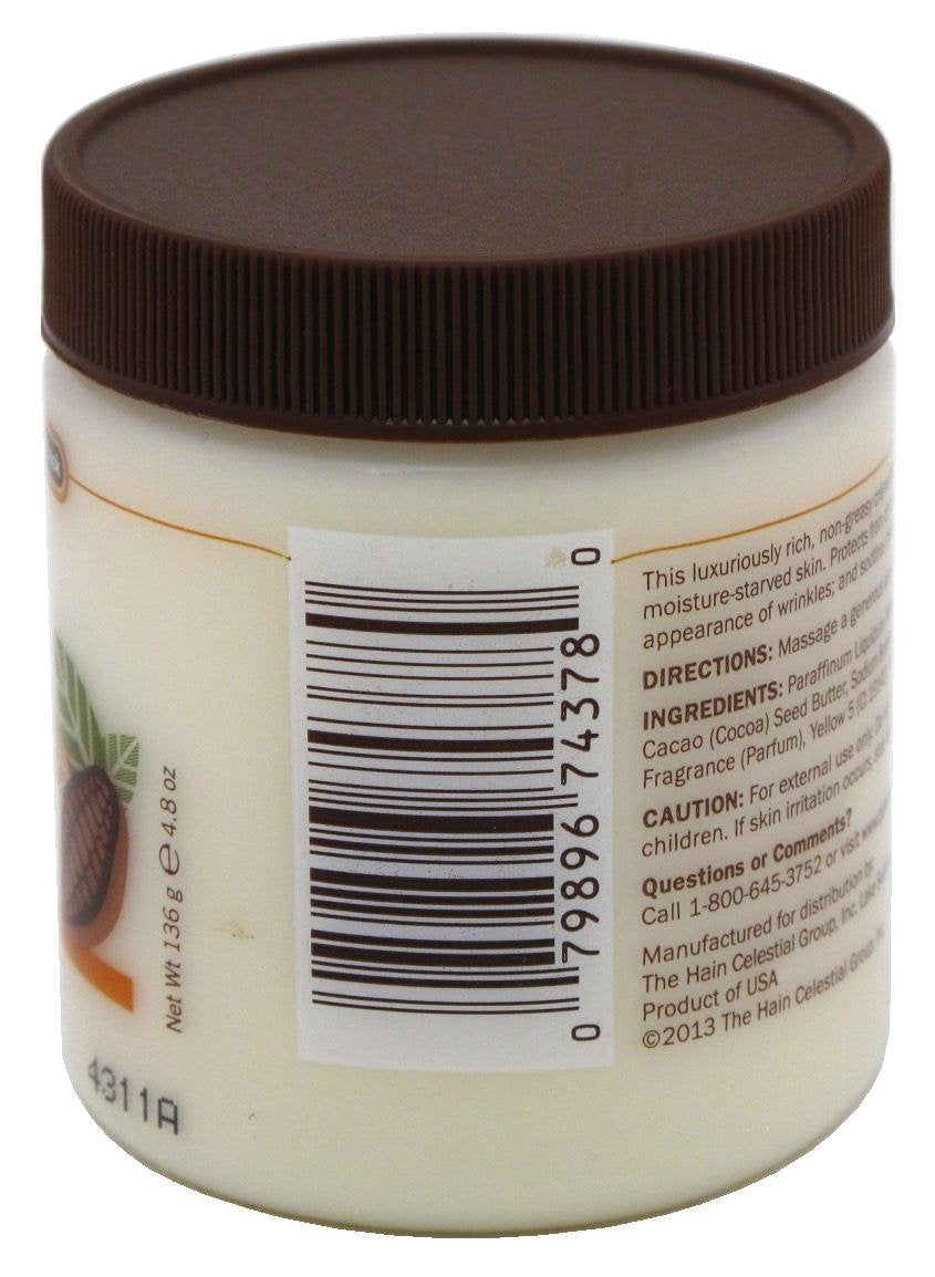 Queen Helene Jar Cocoa Butter Face & Body Creme 4.8 Ounce (142ml) (3 Pack)