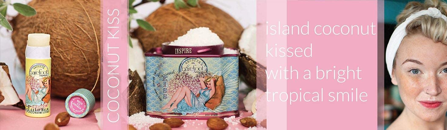 Barefoot Venus Bath Soak with Cocoa Butter 1000 G (Coconut Kiss)