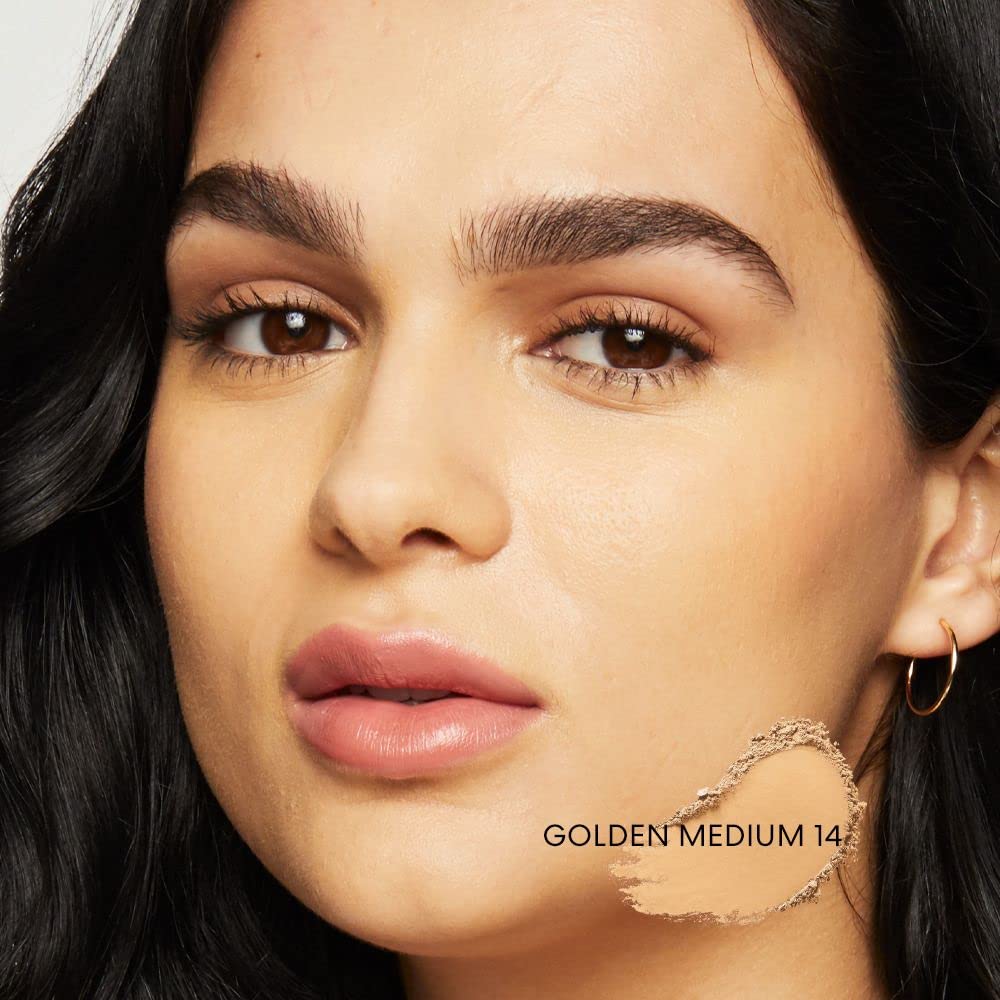 bareMinerals Original SPF 15 Golden Medium (W20) Foundation for Women, 0.28 Ounce