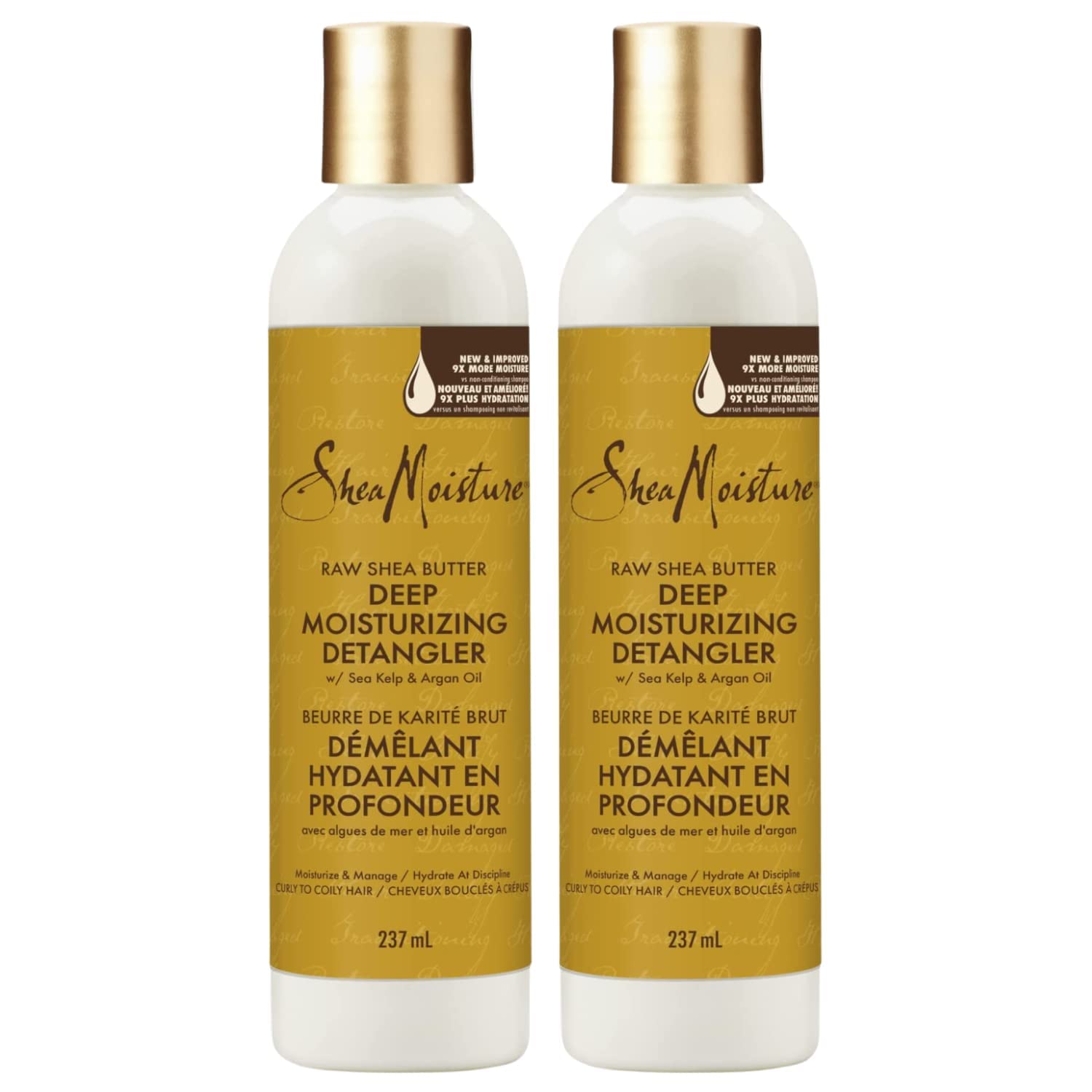 SheaMoisture 8 oz Raw Shea Butter Extra-Moisture Detangler (2 Pack)