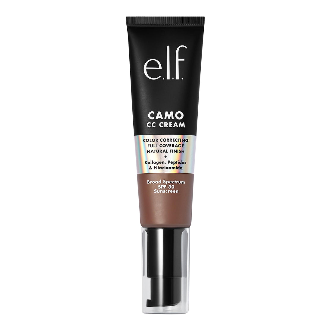 e.l.f. Camo CC Cream | Color Correcting Full Coverage Foundation with SPF 30 | Deep 560 C | 1.05 Oz (30g)