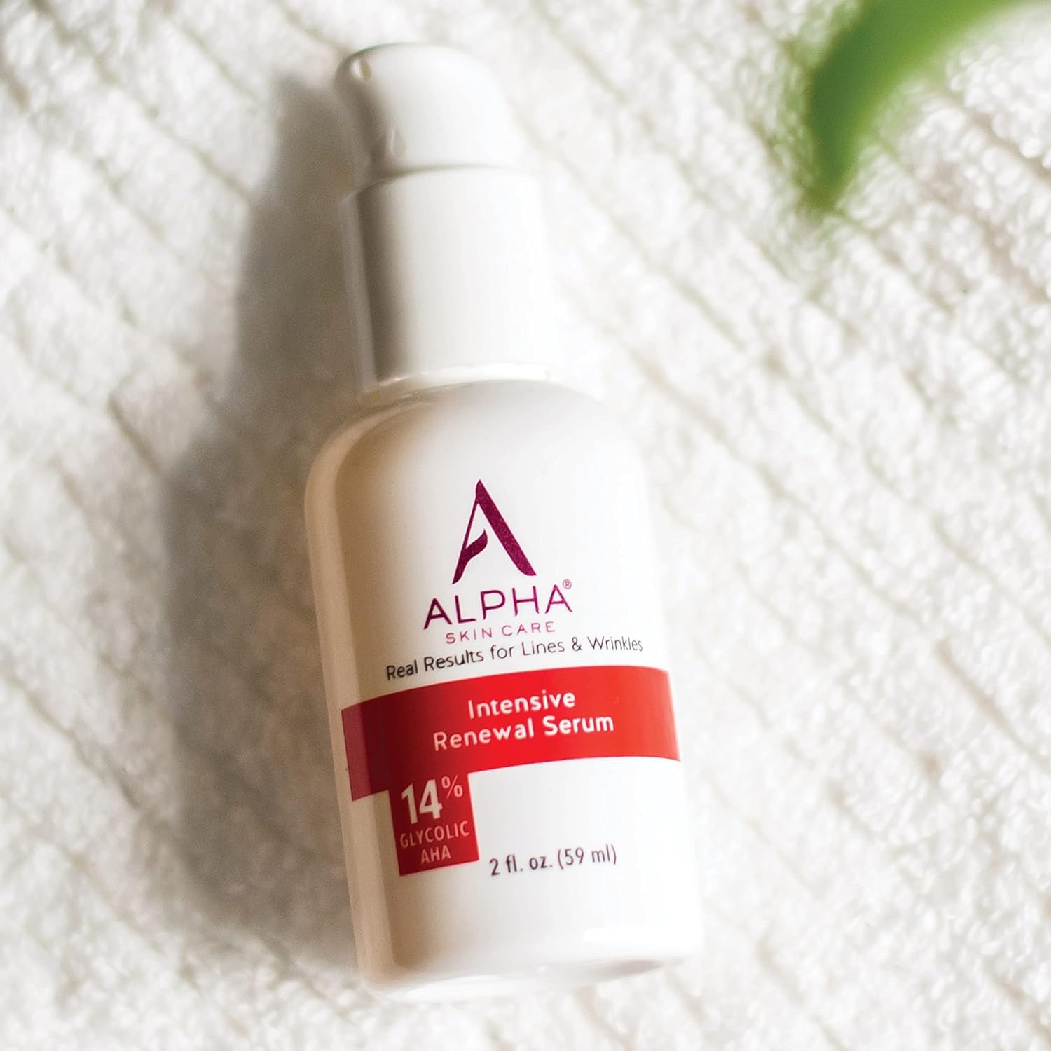 Alpha Skin Care Renewal Serum, 14% Glycolic AHA, Anti-Aging Formula, Reduces Lines & Wrinkles, Alpha Hydroxy Acid Exfoliates & Evens Skin Tones, Rejuvenates & Hydrates, 2 Oz, Pack of 2