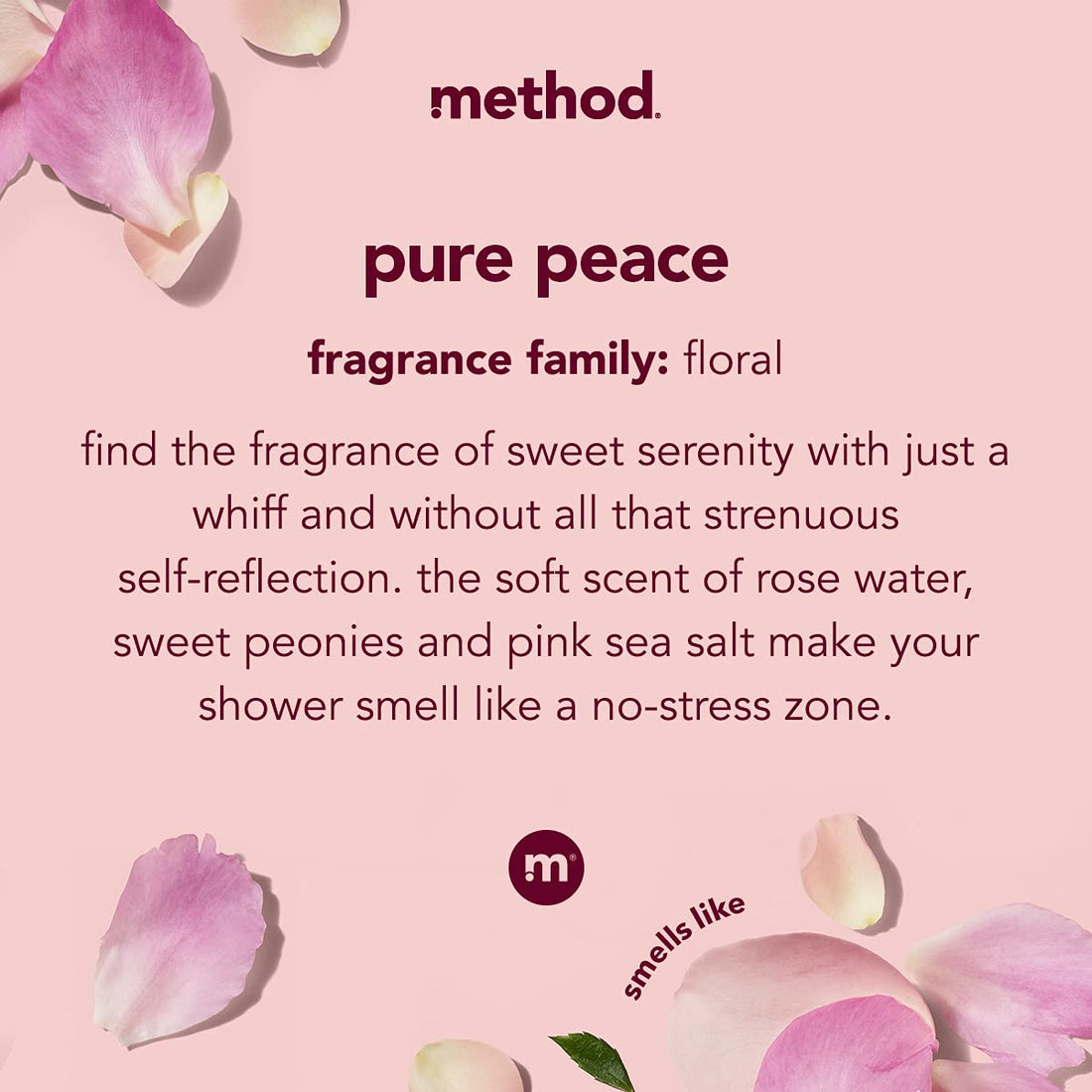 Method Body Wash, Pure Peace, 18 Ounce (6 Count)