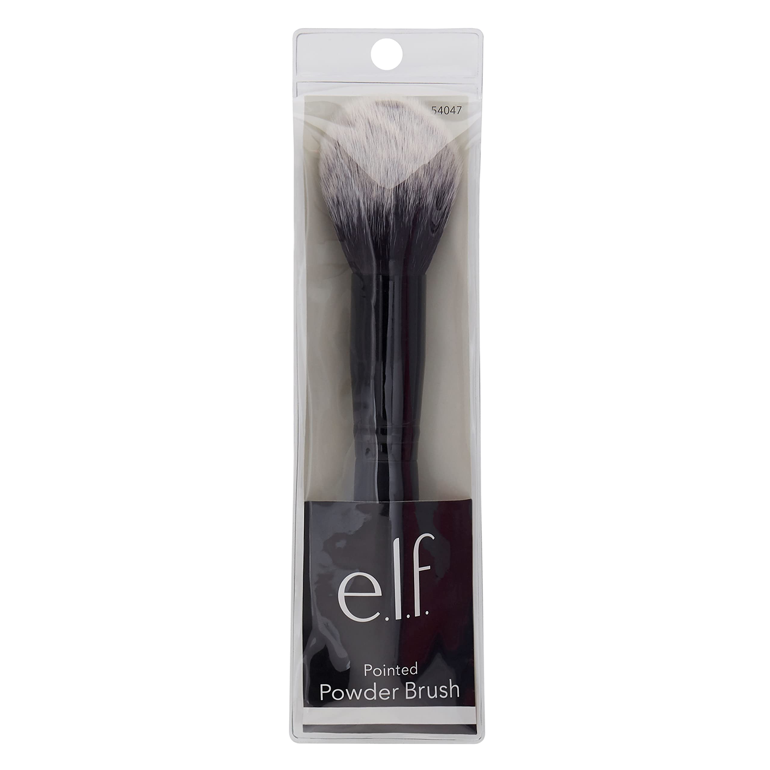 e.l.f. 54047 Pointed Powder Brush Vegan Makeup Tool Tapered End For Flawless Contouring Highlighting
