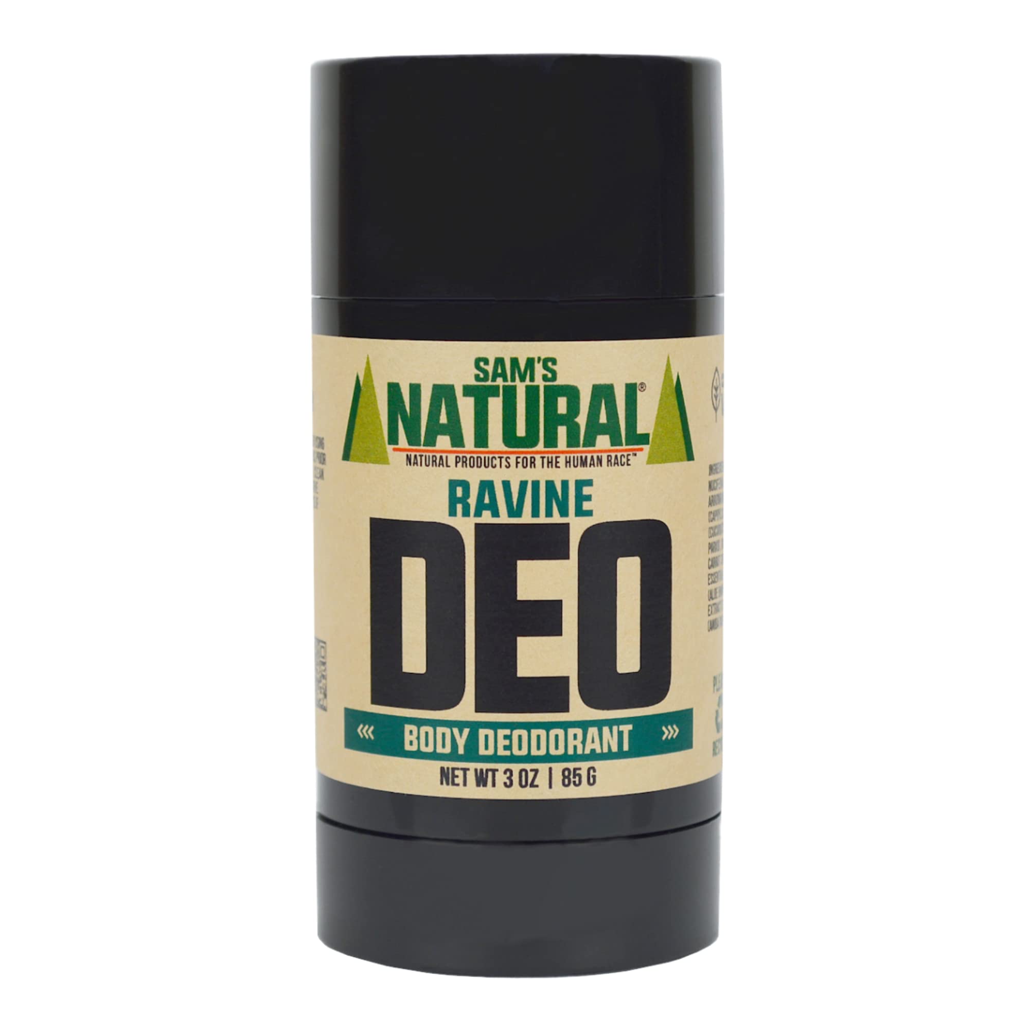 Ravine : Sam's Natural Deodorant/Deoderant - Ravine 3 oz - Natural - Vegan and Cruelty Free - America's Favorite