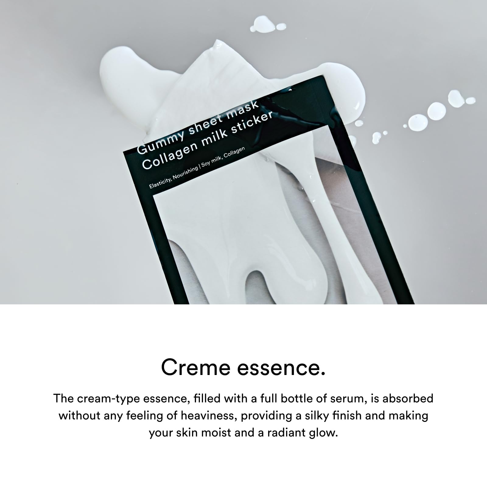 Abib Gummy Sheet Mask 10 Sheets Collagen Milk (Elasticity)