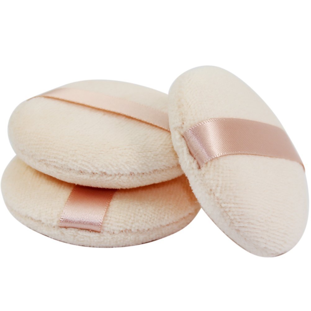 Joly Powder Puff for Makeup Face Powder Set of 5 (3 Pieces)