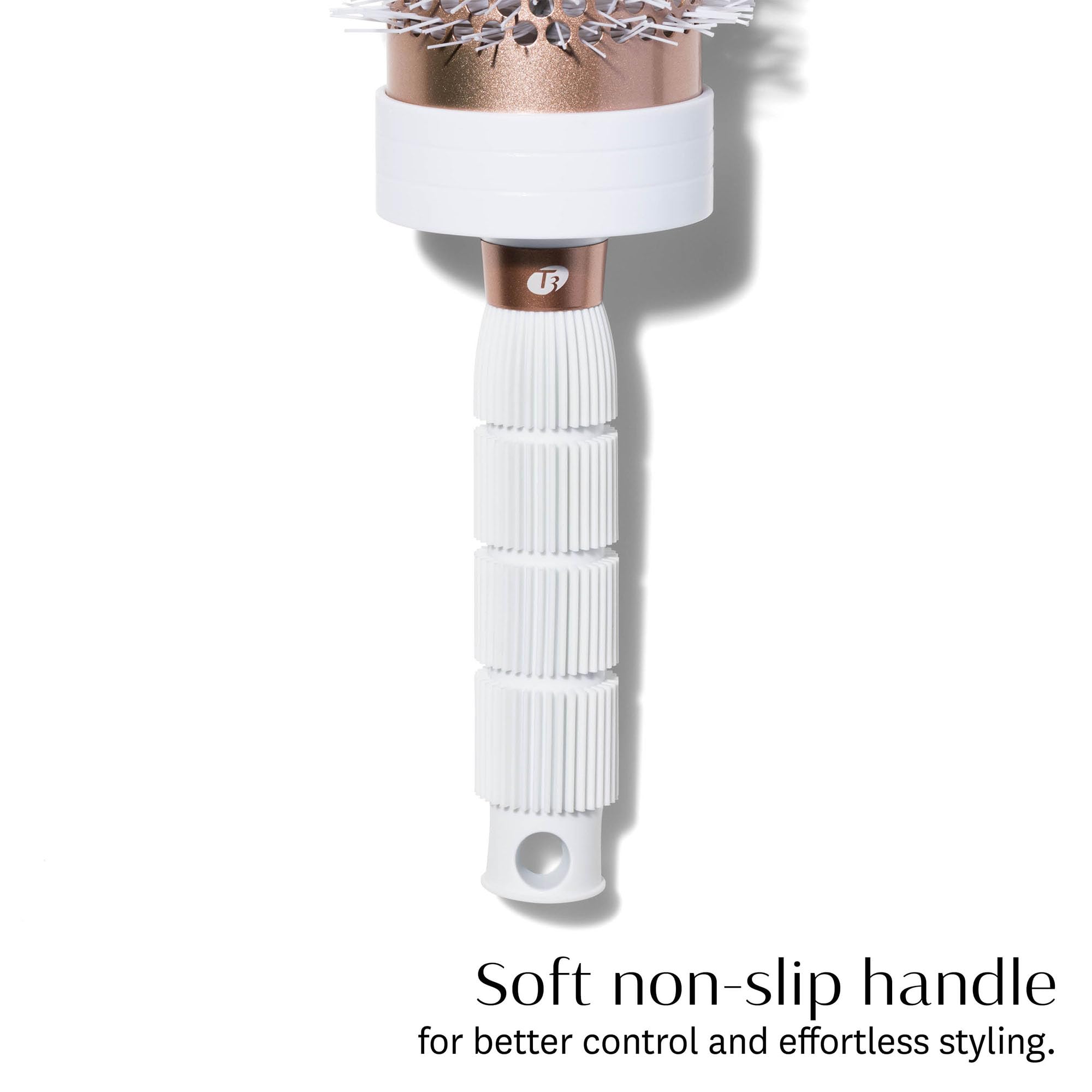 T3 - Volume 2.5 Round Hair Brush | 2.5 Ceramic-Coated Barrel Vented Round Brush for Blow Drying | Hair Styler for All Hair Lengths