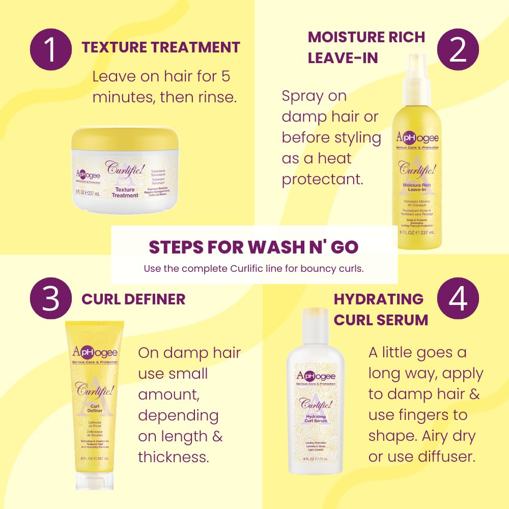 Aphogee Curlific Curl Definer, 8 Ounce