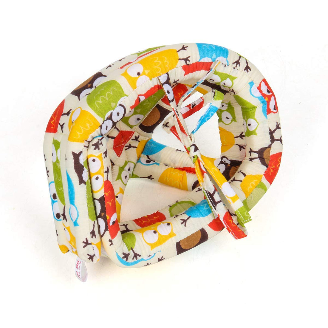 FLYPARTY Adjustable Infant Baby Toddler Protective Hat Helmet Safety Cap (Beige Owl)