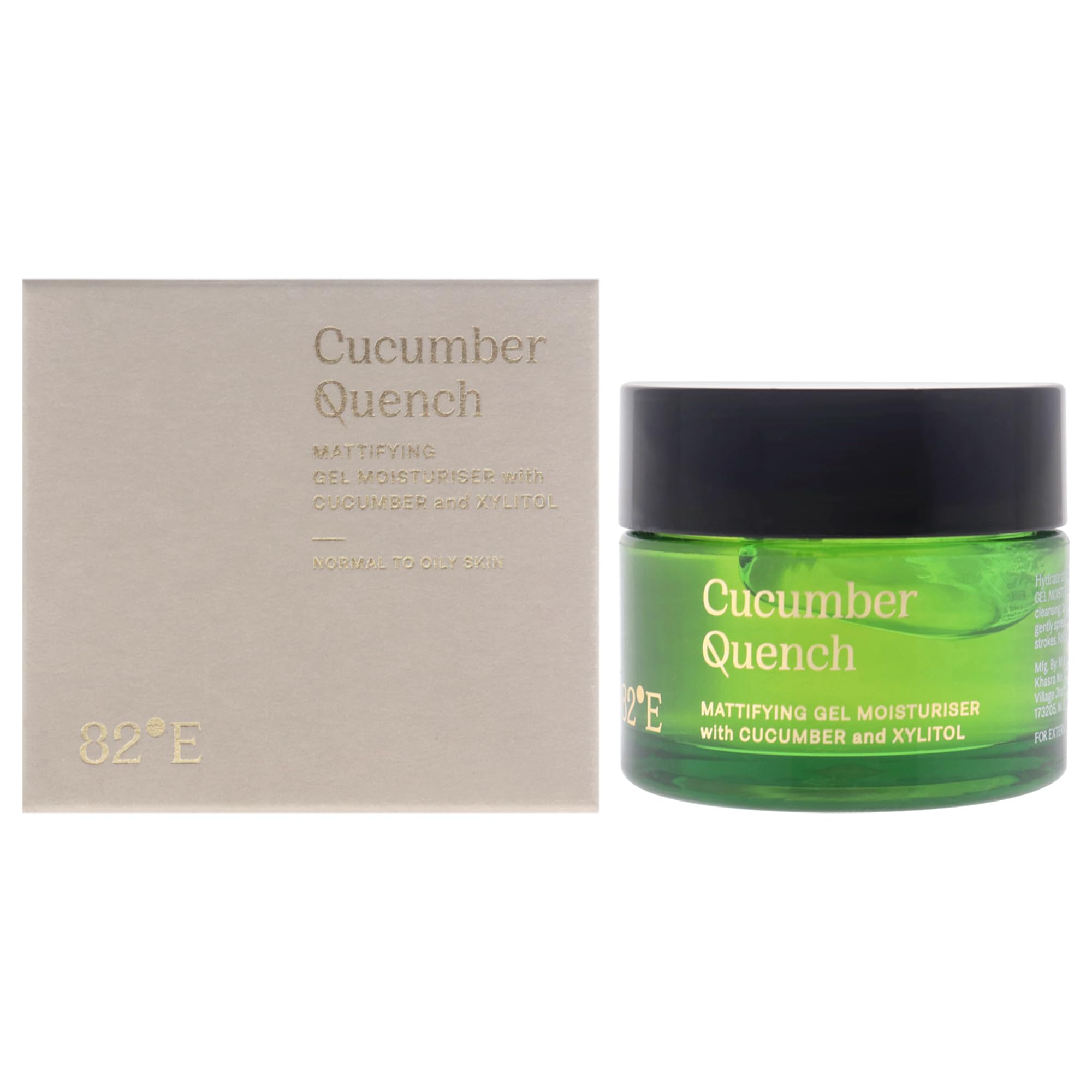 82E Cucumber Quench Mattifying Gel Moisturiser Mini for Women - 0.5 oz Moisturizer