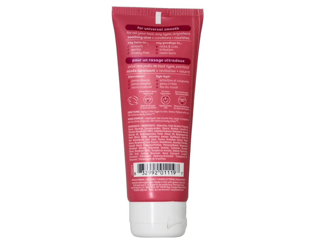 Evolution- of- Smooth Shave Cream Pomegranate Raspberry, 2.5 oz for Women (4 Pack)