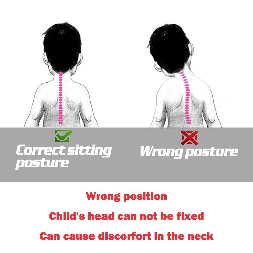 Luckyiren Baby Head Support for Car Seat-Car Seat Head Support for Toddler-Head Band Strap Headrest, Stroller Carseat Sleeping Baby Carseat Head Support for Toddler Kids Children Child Infant