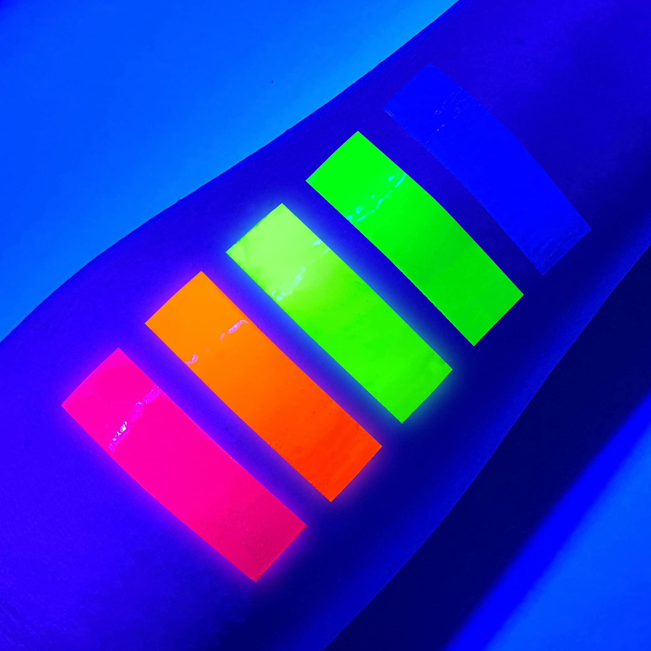 UV Glow Blacklight Neon Face & Body Paint - 10ml NEON SET of 5 - Fluorescent & Super Bright