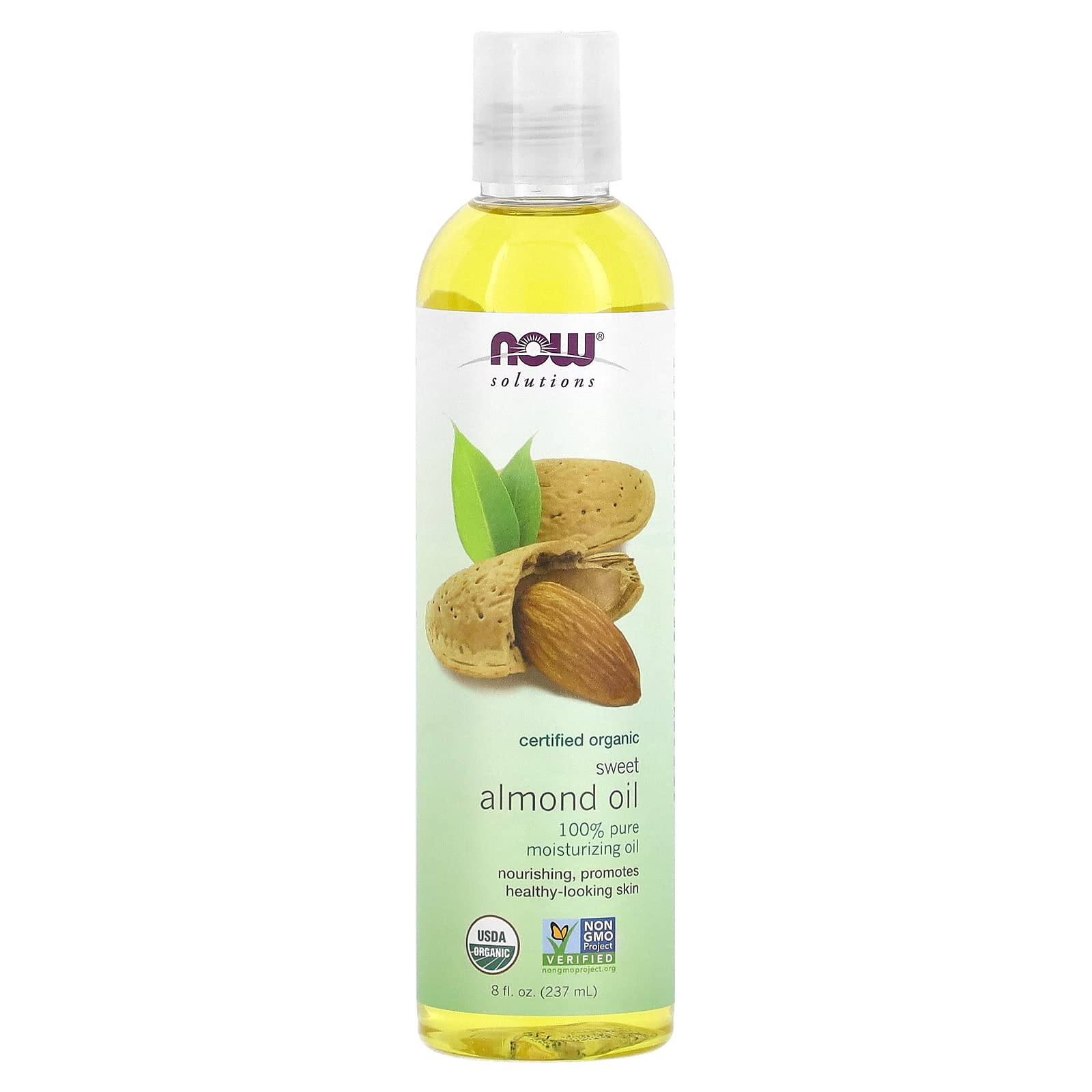 Now Foods Organic Almond Oil, 8 Oz