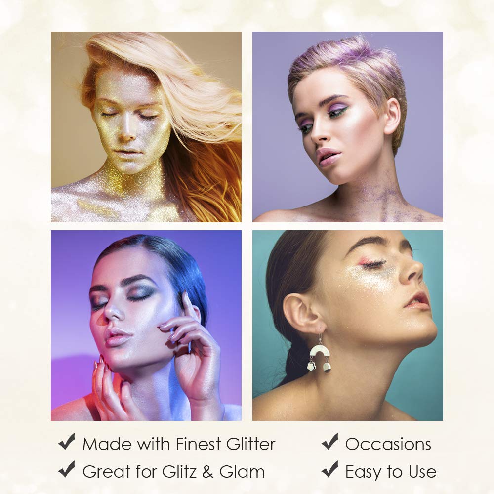 Jerome Russell Glitter Spray, Gold