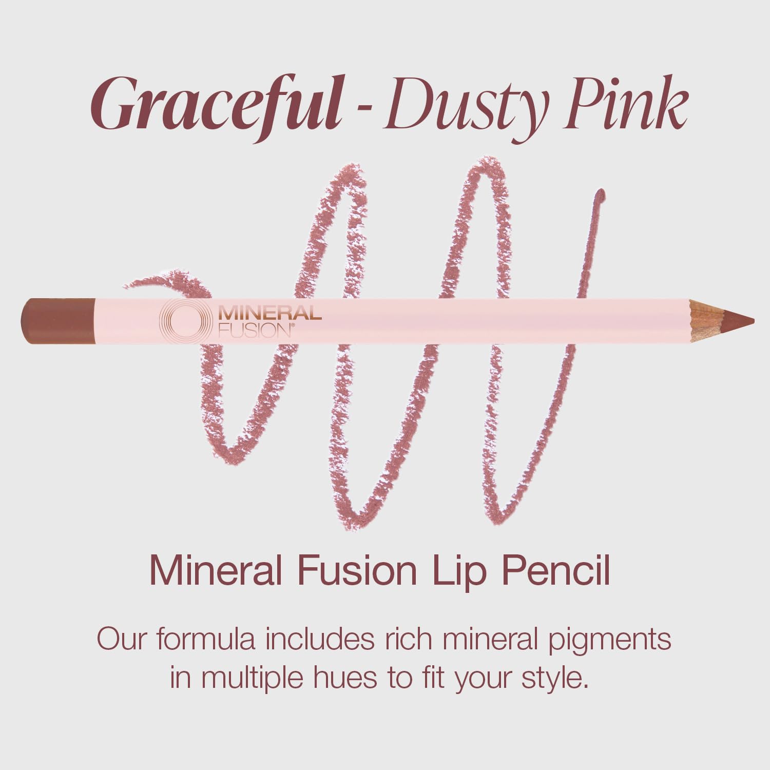 Mineral Fusion Lip Pencil, Graceful, .04 Ounce