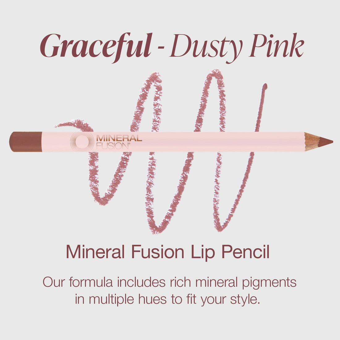 Mineral Fusion Lip Pencil, Graceful, .04 Ounce