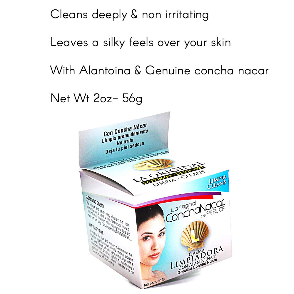 La Original Concha Nacar Crema Limpiadora 2 oz.