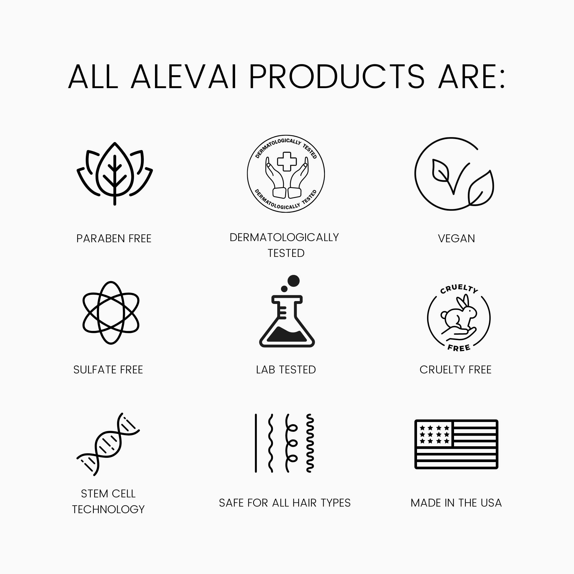 Alevai Stem+ Hair Growth Shampoo with Biotin | Repairs, Strengthens, & Nourishes | Safe For Color & Chemically Treated Hair | Sulfate-Free | Hair Thickening Shampoo for Hair Loss