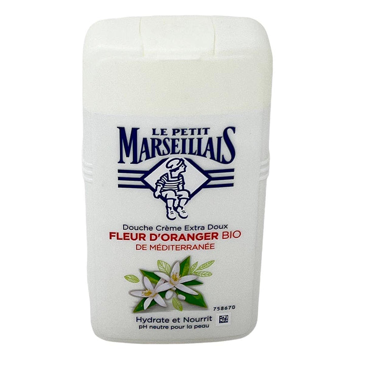 Le Petit Marseillais 1 Bottle of Body Wash Your Choice, French Shower Cream 6 Varieties 250ml (8.4oz) (Fleur d'Oranger (Orange Blossom))